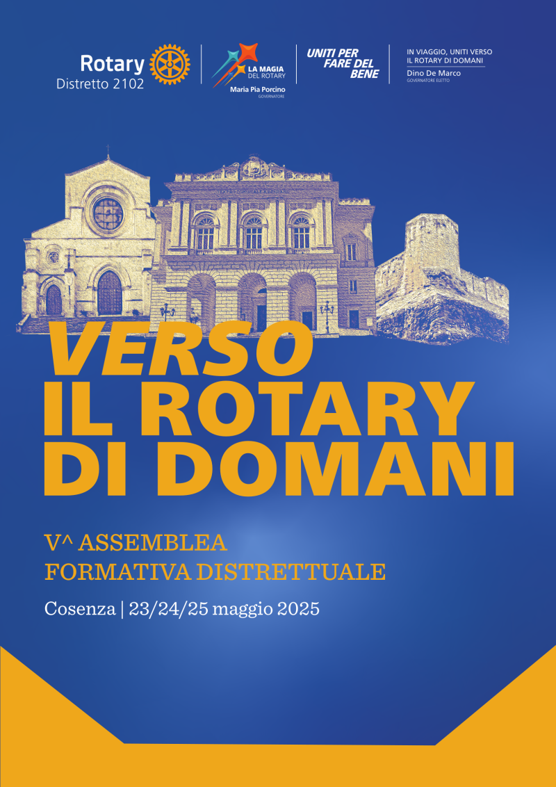 V Assemblea Formativa Distrettuale 23/24/25 maggio 2025