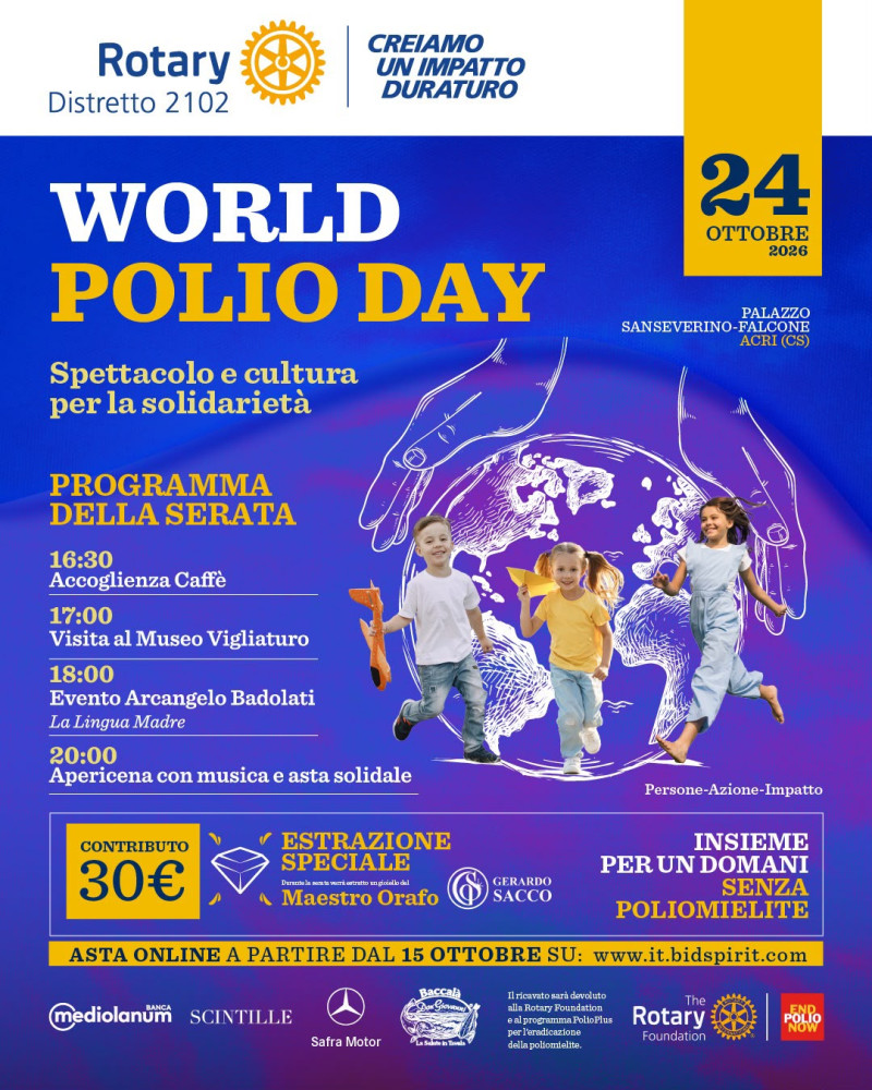 World Polio Day - Spettacolo e cultura per la solidarietà